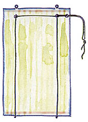Схема розкрою тканини для рулонних жалюзі