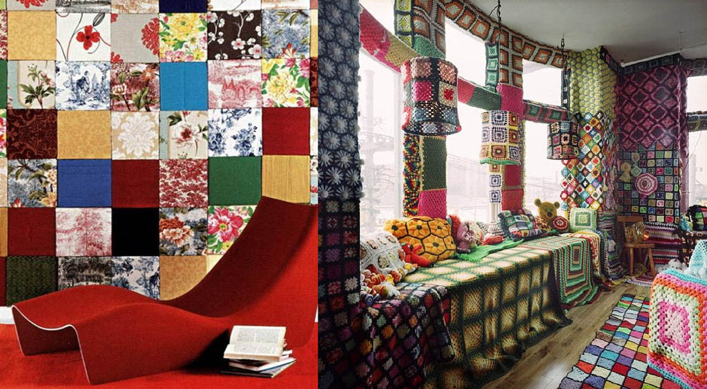 Декор стін текстилем і в'язанням